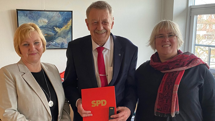 Robert Krumbein für 50 Jahre SPD-Mitgliedschaft geehrt
